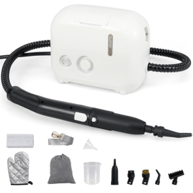 88059986 Powerful Steam Cleaner 1500W Steam Cleaning Machine for Car, Water Tank 900ml, Steam Pressure 3BAR14KPa suction, Dust Cup 0.6L
