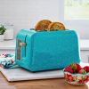 Digital 2-Slice Toaster with Digital Display, Teal Speckle