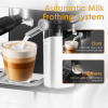 Semi-automatic Coffee Machine 20Bar Professional espresso with milk frother, visual temperature and pressure display, 1350W 51mm powder hammer