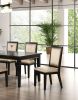 Espresso Set of 2pc Dining Chairs Contemporary Style Wooden Comfort Dining Room Kitchen